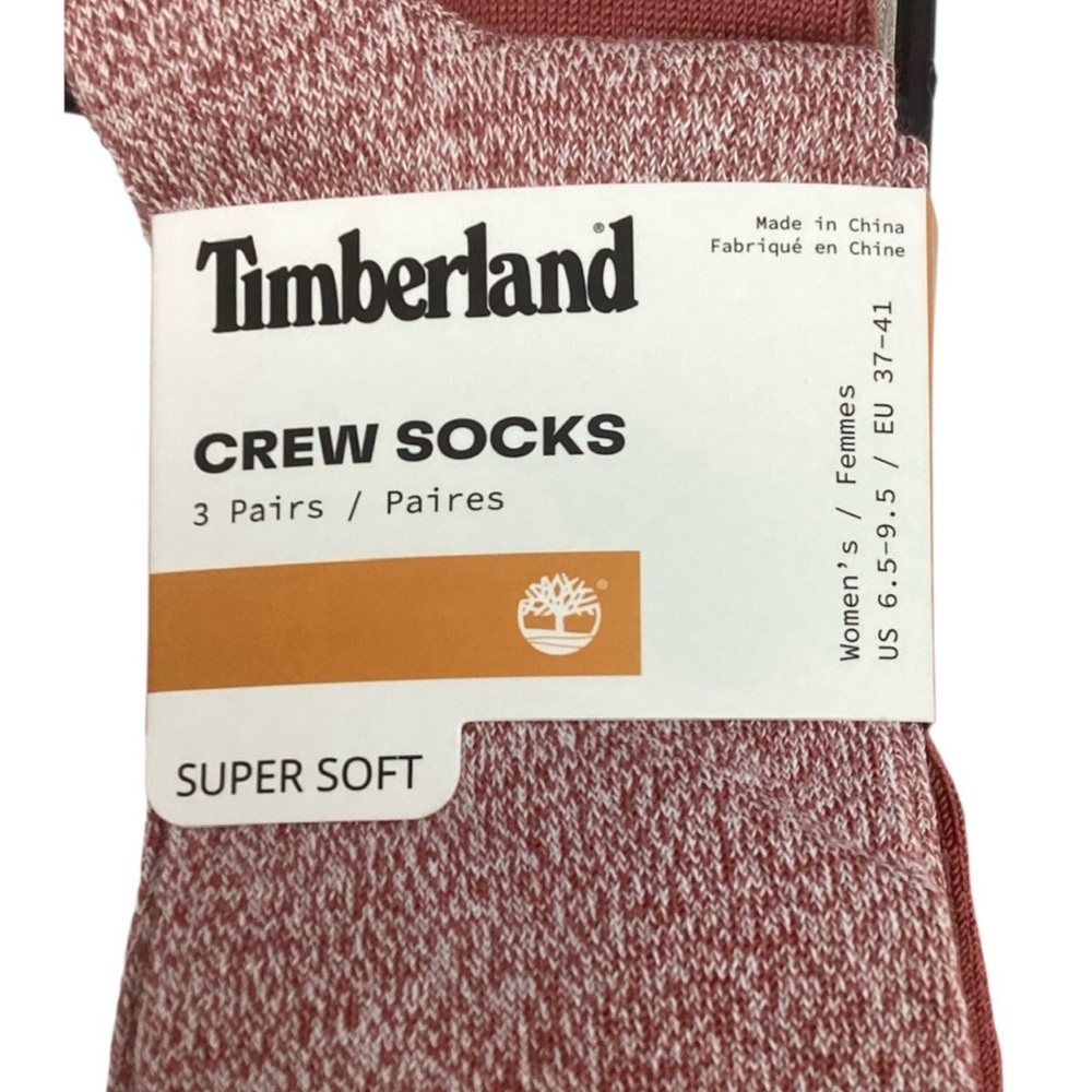 Timberland 3pk. Solid Supersoft Socks (NWT) (Women’s- 6 1/2- 9 1/2) - Picture 4 of 10
